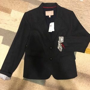 Blazer with Striped Detail